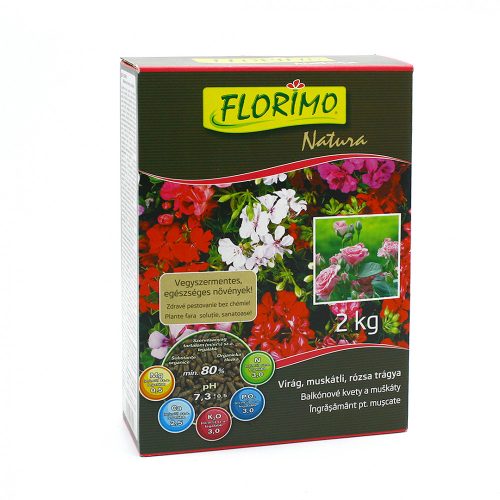 Virág, muskátli és rózsatrágya Florimo 2kg
