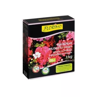 Balkon és muskátli trágya, Florimo 1kg (Terméktörzsből)