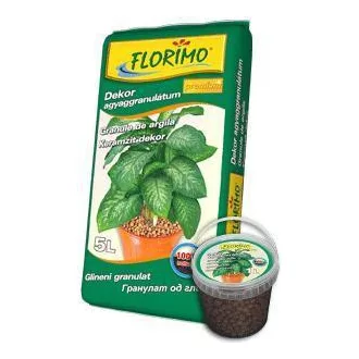 Dekor agyag gran.Florimo,vödrös terracotta 1l (Terméktörzsből)