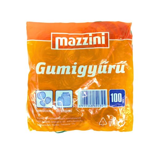 Befőző gumi színes Mazzini 100g
