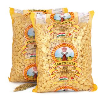 Tészta HP nagy kagyló tojás nélküli 1kg