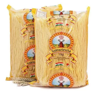 Tészta HP fodros metélt tojás nélküli 1kg (Terméktörzsből)