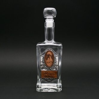 Ón címkés palack dugóval king 0,5l körte Nr.482