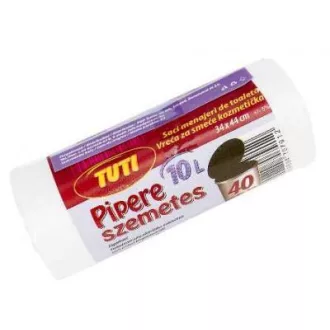 Pipere szemeteszsák 34x44cm 10L 11 mikron 40 db-os (Terméktörzsből)
