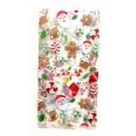 Mikulás tasak mézeskalácsos 200x390x50mm