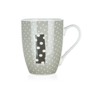 Bögre betűmintás 340 ml I VP4282 (Terméktörzsből)