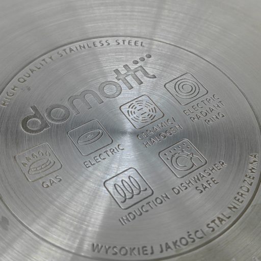 Rm. fazék, üveg fedővel, Domotti átm.22cm 4,8l Nr.60834