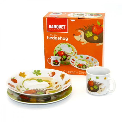 Gyermek étkészlet 3 részes Süni