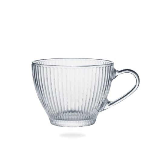 Bögre curly, üveg 380ml Nr.67603