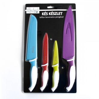 Késkészlet 4 részes teflon bevonatos penge 72006