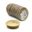 Eld. Pálmalevél tányér kerek szószos o9,5x2,5cm 60ml 25db/cs. 15022