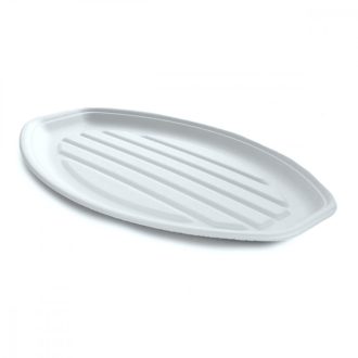   Eld. Hidegtálas tálca cukornád 3 személyes 34x23,5cm 50db/cs 21096