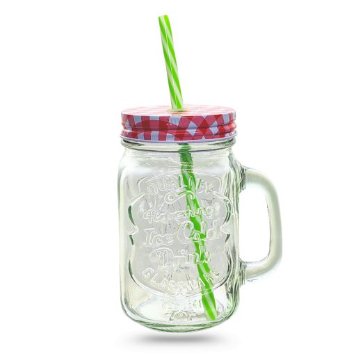 Bögre szívószállal 480ml eng-212