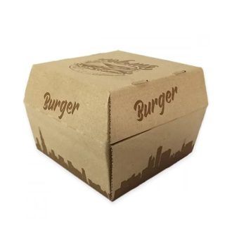 Eld. Hamburger doboz kicsi sima 13x13x6 cm 50db/cs