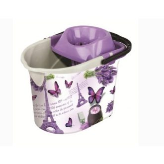 Felmosó vödör csavaróval elif  mintás 13l Nr.381 (Terméktörzsből)