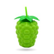   Bögre szívószállal műa. 800ml. szőlő formájú L-00821