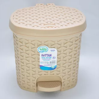 Hobby rattanhatású ped.szemetes 3l. 011120 (Terméktörzsből)