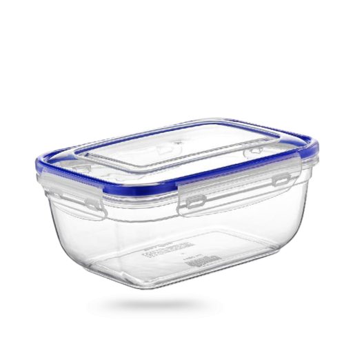 Tároló doboz szögletes, pat.zár 1400 ml DÜ42