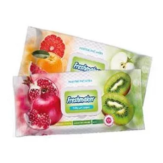 Freshmaker Fruit nedves törlőkendő visszazárható 100lap/cs. (Terméktörzsből)