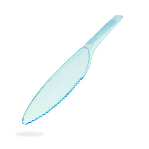 Kés színes műanyag 17,5cm 25db/cs