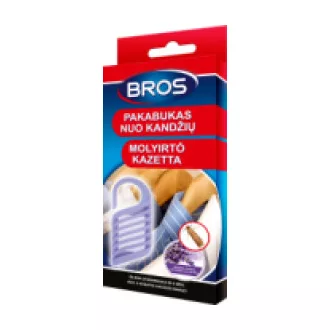 Bros molyirtó kazetta, levendula UN 3077 körny.veszélyes szil.anyag M.N.N.(1etinel,2metilpent)9,III,E (Terméktörzsből)