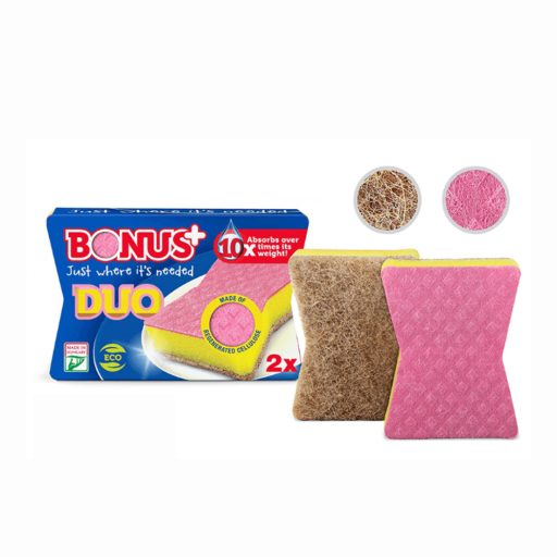 Mosogatószivacs karcmentes 2 db-os Bonus Duo (B146)
