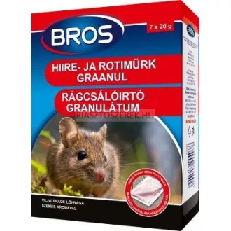 Bros rágcsálóirtó granulátum 140gr B1632 (Terméktörzsből)