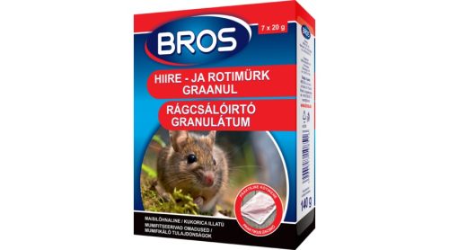 Bros rágcsálóírtó granulátum 140gr B1632