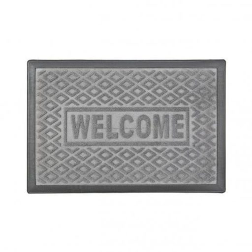 Lábtörlő Welcome (1) szürke 40x60cm
