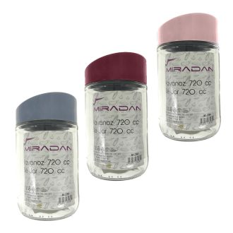 xFűszertartó üveg ferde tetővel 720ml BB89