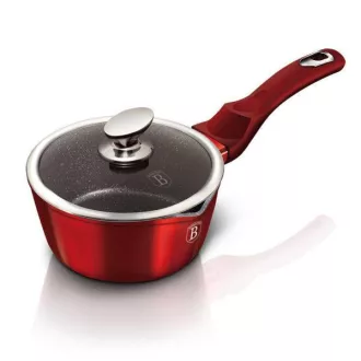 Szószos edény fedővel fekete/burgundy 16cm BH/6100 (Terméktörzsből)
