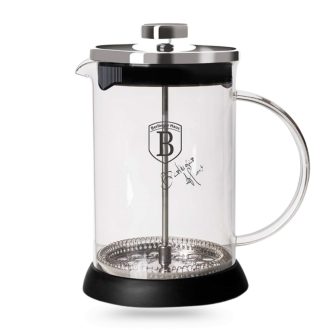 Kávé és teakészítő 600ml üveg Black Silver BH-6302A