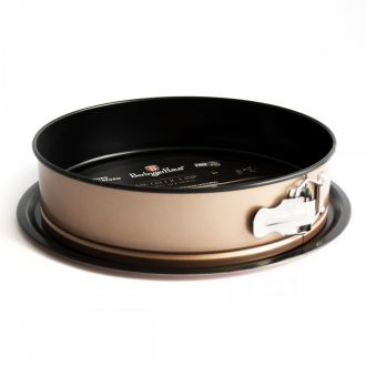 Tepsi kerek csatos 26x6,8cm rose gold BH/6475SW