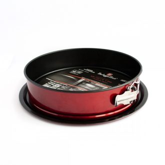 Tepsi kerek csatos 26x6,8 cm Burgundy BH-7867
