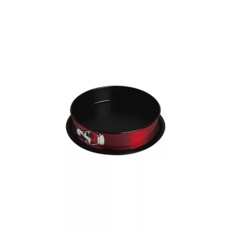 Tepsi kerek csatos 26x6,8 cm Burgundy BH/1546 (Terméktörzsből)