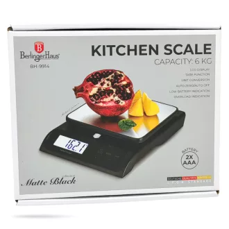 Konyhai mérleg digitális, 6kg Black BH-9914