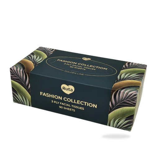 Kozmetikai kendő/zsebkendő Fashion Golden Line 20x20cm 3rtg 90db