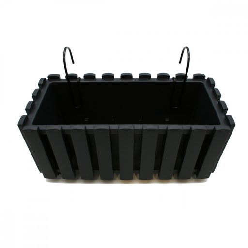 Balkonláda akasztóval Boardee Fencycase antracit 58cm