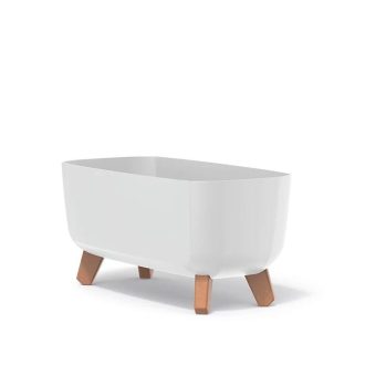 Virágcserép Gracia Case fehér 40cm