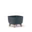 Virágcserép Gracia Square antracit 40cm