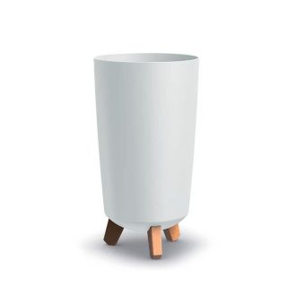 Virágcserép Gracia Tubus fehér 24cm