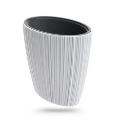 Virágcserép Oro ovális fehér 60cm