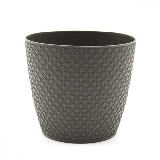 Virágcserép Orient kőszürke 22cm