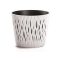 Virágcserép Sandy Eco Wood 2 in1 fehér 22cm