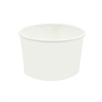 Eld. Papírtégely fagyis fehér 245ml 50db/cs 21500060