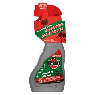   Protect rovarírtó permet 500ml UN 1993 GYÚLÉKONY FOLYÉKONY ANYAG,M.N.N.etanol,3,II,D/E előírás:640D