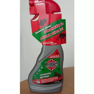 Protect rovarírtó permet 500ml. UN 1993 GYÚLÉKONY FOLYÉKONY ANYAG,M.N.N.etanol,3,II,D/E előírás:640D (Terméktörzsből)