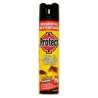   Protect légy és szúnyogirtó aeroszol 400ml UN 1950 AEROSOLOK, gyúlékony, 2.1, (D