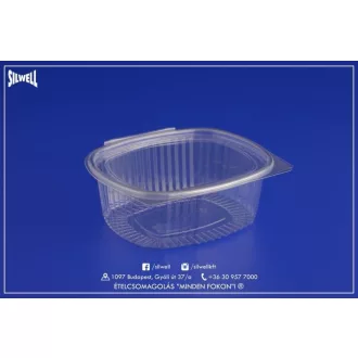 Eld. Egybefedeles ovál tálka Ops.750ml 50db/cs. CDDP7500 (Terméktörzsből)