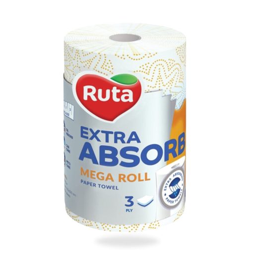 Papírtörlő Ruta Selecta Extra Absord Mega 1tek 3rtg 175lap